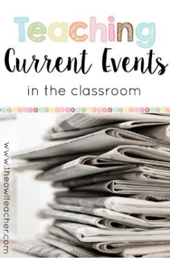 Reading and writing about current events is a great way to keep students informed of what's going on in the world around them while simultaneously practicing academic skills. This blog post provides a strategy for upper elementary students to learn about current events, and a freebie is included! Owl Teacher, Retail Management, Social Studies Education, 4th Grade Social Studies, 6th Grade Social Studies, 5th Grade Social Studies, Work Sheet, Social Studies Elementary, Social Studies Classroom