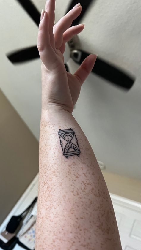 Sun Moon Hourglass Tattoo, Sun And Moon Hourglass Tattoo, Hourglass Tattoo, Sun Tattoos, Moon Tattoo, Sun And Moon, Sun Moon, Tattoos And Piercings, Piercings