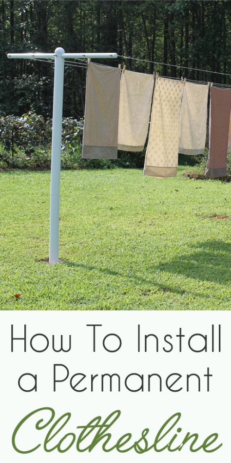 Clothesline Ideas Outdoor Clothes Line, How To Make A Clothes Line, Clothesline Ideas Outdoor, Clothes Line Ideas Outdoor, Diy Clothes Line, Clothes Lines Ideas Outdoor, Diy Clothesline Outdoor, Clothesline Ideas, Clothesline Outdoor