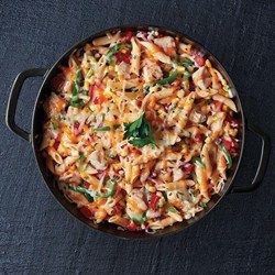 Cheesy Tex Mex Chicken Penne - Allrecipes.com Creamy Tuscan Chicken, Tuscan Chicken Pasta, Chicken Penne, Betty Crocker Recipes, Cook Dinner, Tuscan Chicken, Work Meals, Chicken Dinners, Instapot Recipes