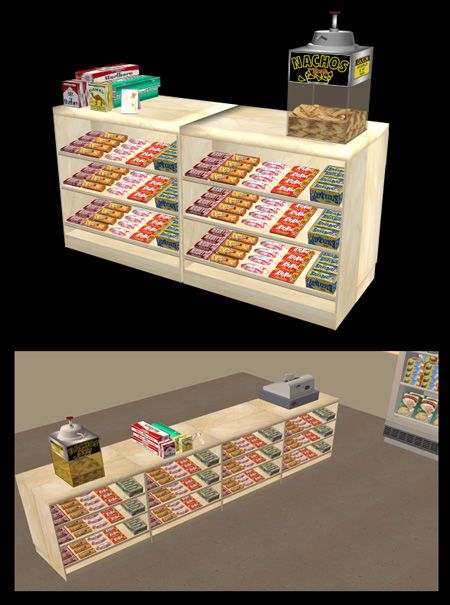 Sims 2 | Convenience store set by Sims Connection Sims 4 Retail Store Cc, Sims 4 Grocery Store Cc, Sims 2 Mods, Sims2 Cc, Grocery Store Items, Sims 4 Cc Eyes, Bread Shop, Candy Display, Tiny House Layout