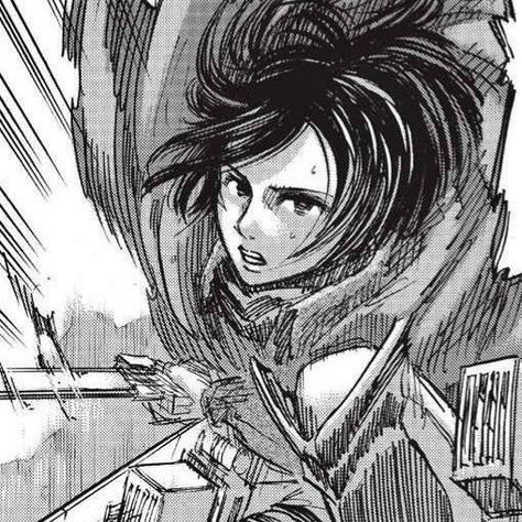 Mikasa Manga Icons, Mikasa Manga, Mikasa Icon, Manga Icons, Anime Icons, Hair, Anime