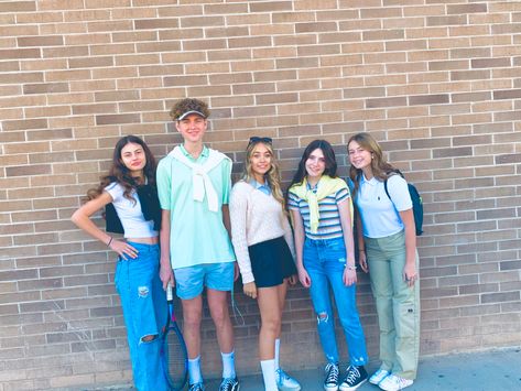 Country Club Fits Spirit Week, Country Club Outfit Spirit Week Dresscode, Country Club Dress Up Day At School, Country Or Country Club Spirit Week, Red Spirit Day Outfits, Country Club Spirit Day, Country Club Theme Outfit, Country Club Dress Up Day, Spirit Day Outfits