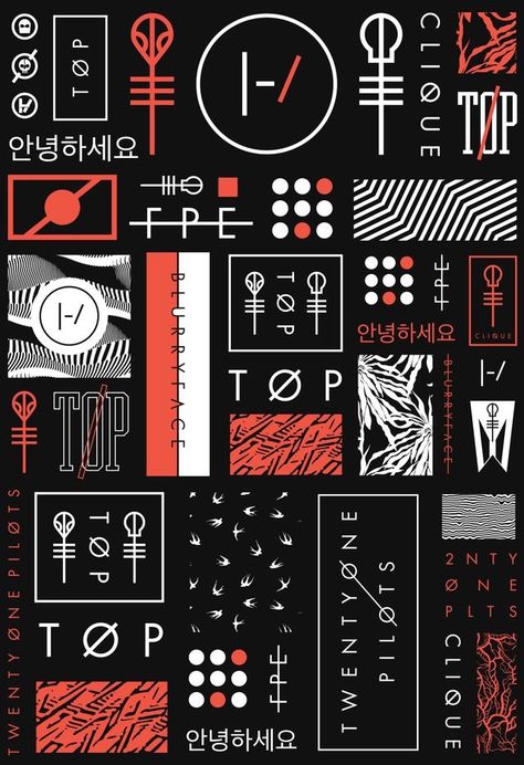 twenty one pilots logos/icons New Rules Dua Lipa, Twenty On Pilots, Twenty One Pilots Wallpaper, The Clique, Tattoos Geometric, 21 Pilots, Tyler And Josh, Tyler Joseph, I Love Music