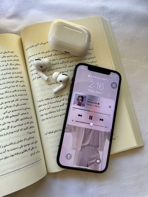 Mobile Phone Aesthetic Photo, Phone Spotify Aesthetic, Phone On Table Aesthetic, Watching Phone Aesthetic, Phone Music Aesthetic, Iphone Notes Aesthetic, Audiobook Aesthetic, Books And Pens Photography, Iphone Beauty