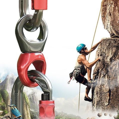 30KN Rock Climbing Rope Rotary Connector Rock Climbing Equipment Hammock Yoga Rotary Safety Air Yoga Universal Cross Border https://hubertree.com Message for details. #Tree #Arborist #Trees Rock Climbing Equipment, Rock Climbing Rope, Air Yoga, Mountaineering Equipment, Yoga Hammock, Face Makeup Brush, Climbing Rope, Beauty Equipment, Rock Climbing