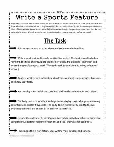 How to Write Sports News Sports Writing, Sports Journalism, Article Structure, Ap Government, Sports Article, Secondary English, Writers Help, Higher Level Thinking, Teaching High School English