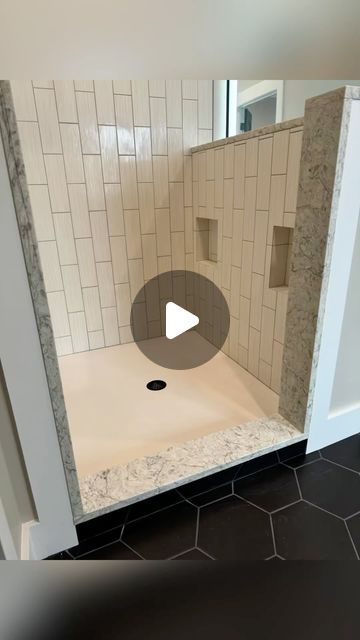 William Keith Dykes on Instagram: "Here we go, let’s Install a cultured marble shower base. If you’re like me and not a fan of tile in the bottom of a shower…check out this option! I use these a lot and they look amazing. 100% waterproof pan with fiberglass sides that sneak right under your Kerdi board or whatever you choose to install on the walls. It’s a One step installation & the best thing is there is No grout to clean! 

#gotitcoach #tile #tiledshower #showerpan #waterproof #nogrouttoclean #culturedmarble #pouredmarble #quicker #cleaner #faster #plumbing #nocaulk #nicecaulk #oatey" Shower Base With Tile Walls, Kerdi Board, Cultured Marble Shower, Marble Showers, Shower Base, Shower Pan, Cultured Marble, Grout, Master Bath