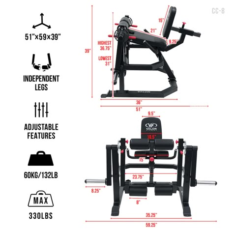 Heavy Duty Isolation Leg Curl - Extension Machine Leg Extension Machine, Leg Game, Leg Curl Machine, Lying Leg Curls, Quads And Hamstrings, Leg Machines, Leg Extension, Leg Training, Gym Machines