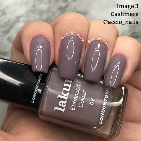 A plum color as luxurious as your favorite cashmere sweater. Details﻿ Nail Polish Bottle 12 ml -0.4 oz A plum color as luxurious as your favorite cashmere sweater. "16+ Free" products do not contain: Formaldehyde, Formaldehyde Resin, TPHP, Acetone, Ethyl Tosylamide, Xylene, DBP, Toulene, Camphor Vegan Cruelty-Free Made in the USA Florium Complex Infused Londontown polishes are certified by PETA! *this product contains our new fan (wide) brush Image Credits Image 1 - @lacquer_is_life Image 2 - @m Plum Nails, Nail Polish Bottle, Beautiful Nail Polish, Purple Nail Polish, Nail Shimmer, Nail Polish Bottles, Festival Nails, Strong Nails, Halloween Nail Art