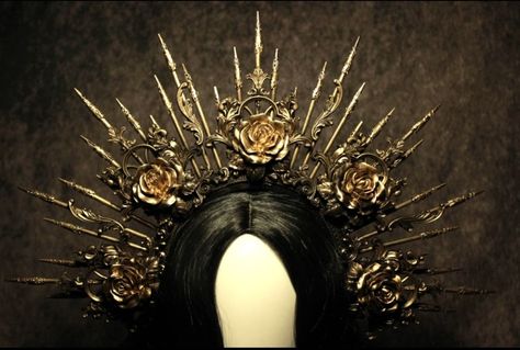 Gorgeous new baroque crowns in the shop! If you order this week, you'll be wearing your Dark Lemon crown this Halloween! 🎃 I'll be closing the shop on the 25th of October due to a Halloween event I'm attending with Dark Lemon. So don't miss out! 🖤 X Liesbeth Dark Lemon Dark Fantasy Crown, Dark Fantasy Queen, Halo Crowns, Fantasy Festival, Fantasy Crown, Fantasy Queen, Dark Queen, Halo Crown, Crown Black