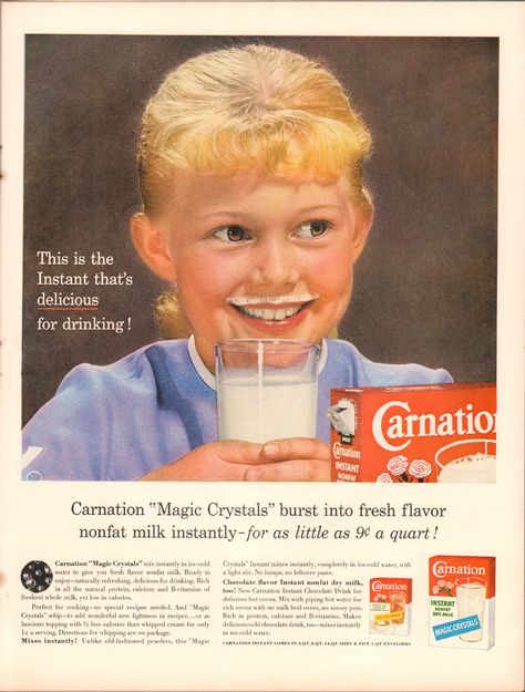 Milk Advertisement, Vintage Advertising Art, Crew Cut, Vintage Bottles, Vintage Beer, Old Magazines, Ad Art, Chocolate Drinks, Crew Cuts