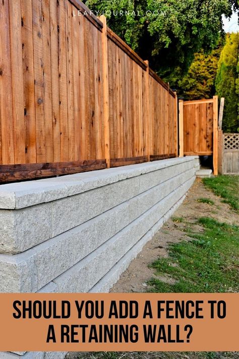 Retaining Wall Fence, Wood Retaining Wall, Backyard Retaining Walls, Sloped Backyard Landscaping, Garden Retaining Wall, Sloped Backyard, Stone Retaining Wall, Landscaping Retaining Walls, Backyard Renovations