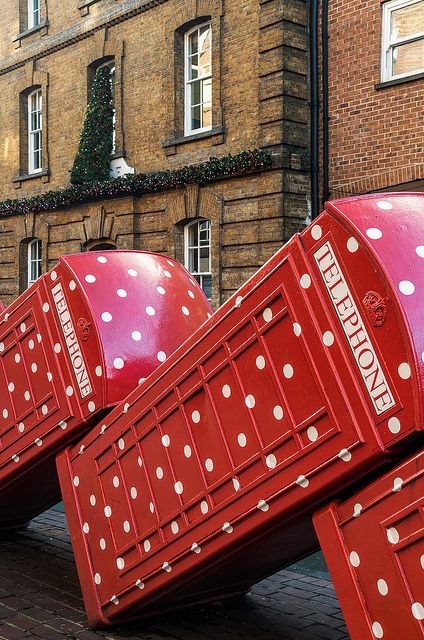 Phone Box, Out Of Order, Dot Dot, Connect The Dots, Mcm Logo, Red Polka Dot, Red Dots, Dots Pattern, Shades Of Red