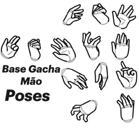 Gacha Hand Reference, Gacha Drawing Base Poses, Gacha Pose Reference, Gacha Hand Props, Gacha Life Hands, Gacha Arms Base, Gacha Life Hands Base, Pose Gacha Life, Hand Gacha