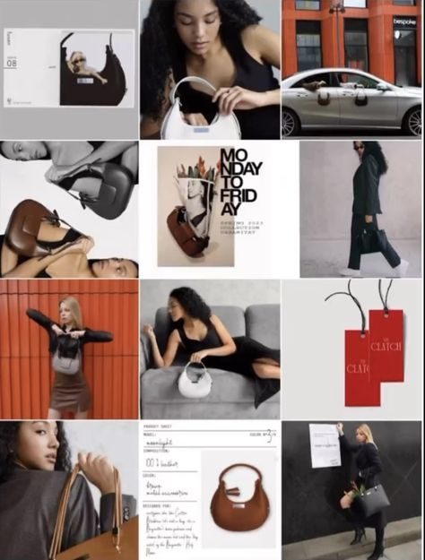 Bag Brand Instagram Feed, Bags Instagram Feed, Bag Instagram Feed, Ig Feed Layout, Winter Social Media, Aesthetic Purse, Ig Design, Bag Photoshoot, Instagram Design Ideas