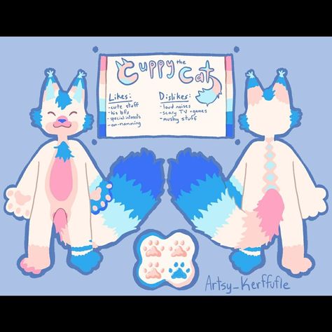 Fursona Paws, Cat Fursona Ref Sheet, Cute Fursona, Fursona Reference Sheet, Fursona Ref Sheet, Fursona Reference, Fursona Ref, Cat Fursona, Ref Sheet