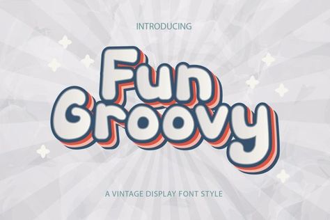 Fun Groovy is a fun and groovy display font with a funky style.This font is perfect for creating t-shirts, stickers, children’s book covers, social media posts, and much more!This font is PUA encoded which means you can access all glyphs freely!Use this unique font to add that special retro touch to any design idea! Fun Groovy […] The post Fun Groovy Font appeared first on FreeFontDL. Font Creator, Unique Font, Groovy Font, Funky Style, Font Inspiration, Display Fonts, Free Social Media, Vintage Display, Creative Fonts