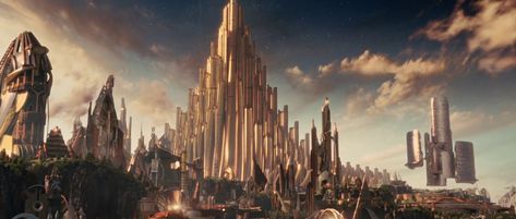 Asgard | location nine realms interest asgardian castle hall of asgard notable ... Asgard Wallpaper, Marvel Locations, Asgard Aesthetic, Asgard Marvel, Aesthetic Marvel, Solgaleo Pokemon, Marvel Wall Art, Rune Viking, Thor 2011