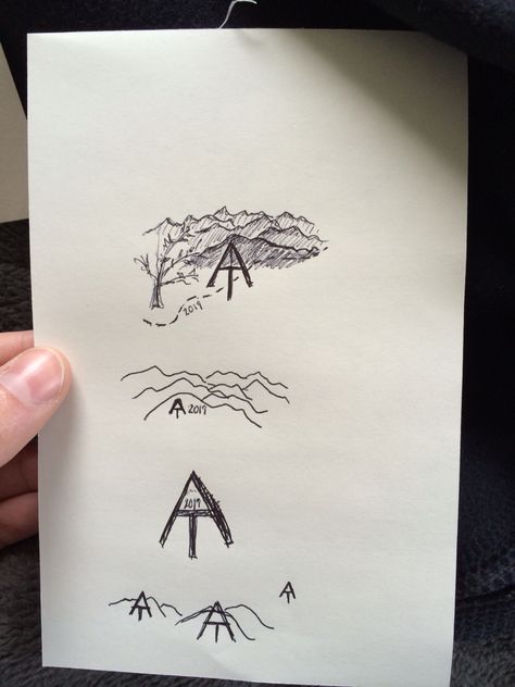 More designs Appalachian Trail Tattoo, Appalachia Tattoo, Imaginary Appalachia, Trail Tattoo, Colter Wall, Appalachian Trail, Deathly Hallows Tattoo, Triangle Tattoo, Body Art