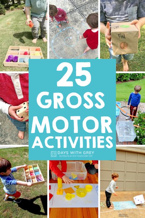 The best ways to get kids up and moving with gross motor play Toddler Gross Motor Activities, Preschool Outdoor Activities, Motor Skills Preschool, Physical Activities For Kids, New Years Activities, Gross Motor Activities, Autumn Activities For Kids, Motor Skills Activities, Development Activities