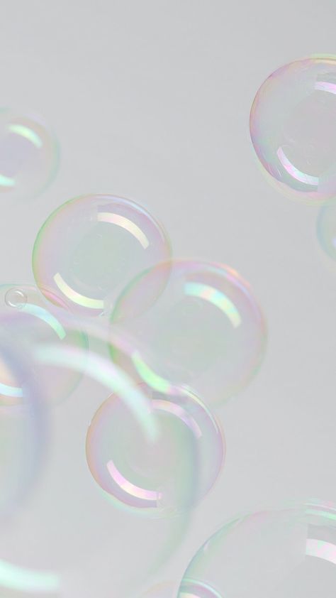 Transparent soap bubble pattern on a gray mobile screen background | free image by rawpixel.com / roungroat Bubbles Background Wallpapers, Bubble Background Aesthetic, Bubble Lockscreen, Bubble Aesthetic Wallpaper, Soap Bubbles Aesthetic, Soap Background, Bath Minimalist, Minimalist Iphone Wallpaper, Transparent Soap