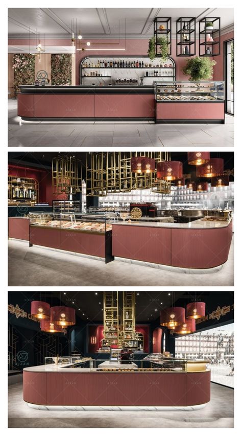 #restaurantbar #barcounter #barfurniture #bar #customfurniture #furniture #commercialfutniture #interiordesign #factory #cafe #coffee Coffee Shop Bar Counter, Coffee Bar Counter, Cafe Bar Counter, Mediterranean Theme, Coffee Shop Counter, Imago Dei, Cafe Counter, Coffee Counter, Pink Cafe