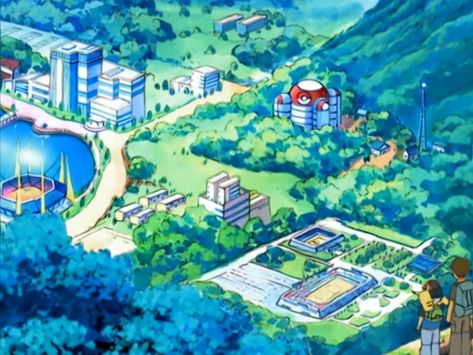 Pokemon City, Pokemon Locations, Pokemon Guide, Anime Png, City Illustration, Pokemon Teams, Hama Beads, Art Designs, Beautiful Art