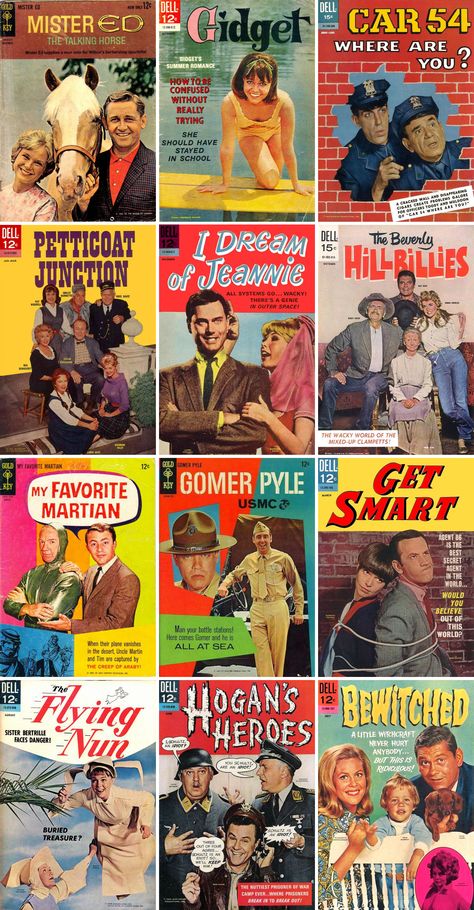 Classic 1960s Sitcoms — vintage comic books...watch all of those shows still! im an old soul. what can i say? Dell Comic, Vintage Television, The Lone Ranger, Classic Television, Old Comics, Dark Shadows, Vintage Comic Books, Judy Garland, Old Tv Shows