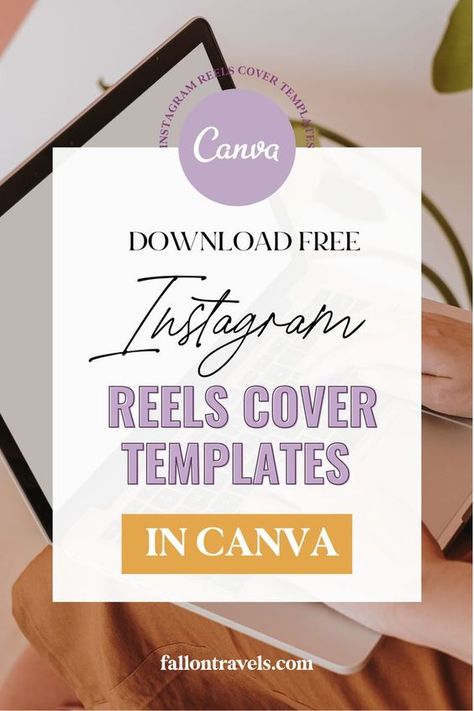 Free Instagram Reels Cover Templates In Canva | Fallon Travels #InstagramReelsTemplate #instagramreeltemplateideas #instagramreelstemplatevideo #instagramreelstemplatedesign Reel Cover Design, Instagram Reels Cover, Instagram Reel Cover, Reels Cover, Reel Cover, Engagement Quotes, Coach Instagram, Instagram Graphics, Cover Templates