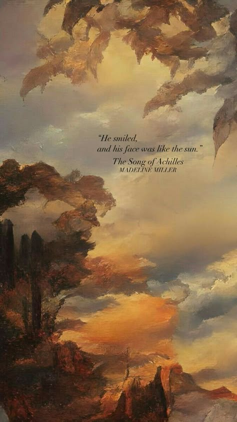 The Song Of Achilles Background, Song Of Achilles Wallpaper Iphone, Song Of Achilles Painting, Song Of Achilles Wallpaper Aesthetic, Achilles Come Down Aesthetic, Achilles And Patroclus Wallpaper, Yellow Astetic, Achilles And Patroclus Aesthetic, The Song Of Achilles Wallpaper