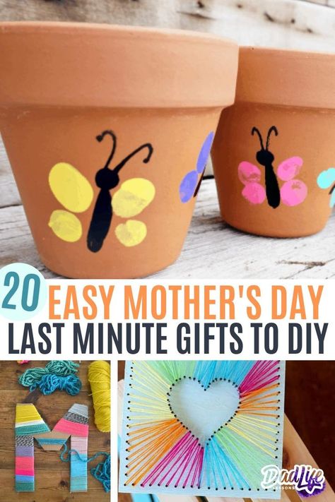 Mothers Day Gift For Kids To Make, Dollar Store Mothers Day Crafts, Mothers Day Crafts Preschool, Grandma Diy, Easy Mother's Day Crafts, Diy Mother's Day Crafts, Diy Mothers Day, Homemade Mothers Day Gifts, Mother's Day Craft