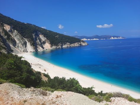 Myrtos Beach, Kefalonia, Greece. Myrtos Beach, Greece