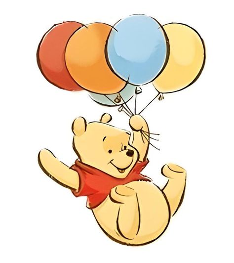 Winnie Phoo, Winnie The Pooh Drawing, Winnie The Pooh Themes, Winnie The Pooh Pictures, Winnie The Pooh Birthday, Cute Winnie The Pooh, Birthday Party Decorations Diy, Bear Drawing, Diy Disney Shirts