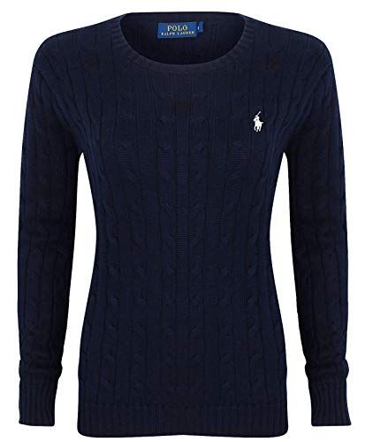 Ralph Lauren Blue Winter Sweater, Pull Ralph Lauren Bleu Marine, Ralph Lauren Navy Sweater V Neck, Ralph Lauren Long Sleeve Knit Sweater, Ralph Lauren Blue Cotton Sweater, Ralph Lauren Jumper, Cable Knit Jumper, Ralph Lauren Sweater, Ralph Lauren Womens