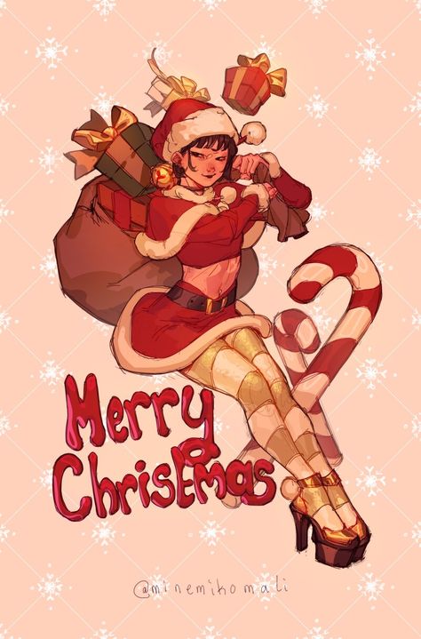 Christmas Chibi Art, Drawing Base Christmas, Oc Christmas Drawing, Christmas Poses Drawing Reference, Christmas Art Reference Poses, Pose Reference Christmas, Christmas Oc Drawing, Christmas Base Drawing, Christmas Drawing Base