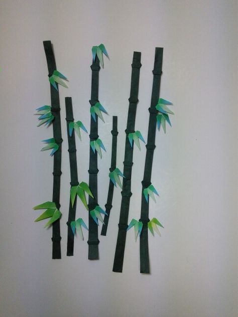 Bamboo Paper Picture, Kimonos, Creative Ideas, Making Out, Crafts To Make, Origami, Arts And Crafts, Trees, Quick Saves