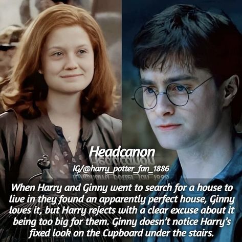 Hinny Headcanon, Harry And Ginny Headcanons, Hinny Headcanons, Harry Potter Headcanon, Harry Potter Cursed Child, Harry Potter Ginny, Harry Potter Print, Funny Harry Potter Jokes, Harry And Ginny