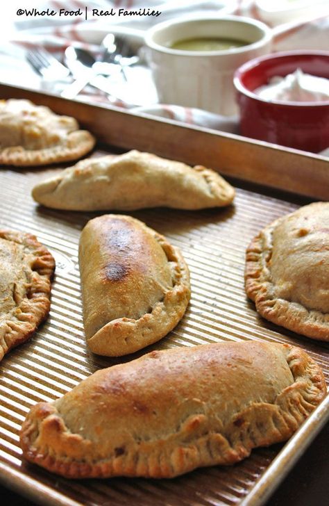 Whole Wheat Empanada Dough from Whole Food | Real Families. Get the recipe at http://www.wholefoodrealfamilies.com. Empanada Dough, Empanadas Dough, Sour Cream Chicken, Kale Recipes, Whole Wheat Pasta, Healthy Family Meals, Eat Well, Mexican Dishes, Whole Wheat