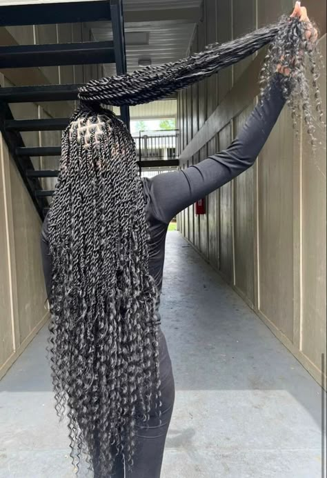 Passion Twist With Curls, Women Goddess, Passion Twists, Big Box Braids Hairstyles, Feed In Braids Hairstyles, Goddess Braids Hairstyles, Box Braids Hairstyles For Black Women, Braids Hairstyles Pictures, Braided Cornrow Hairstyles