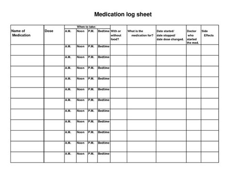 5 Best Images of Free Printable Medication Log Sheets ... Medication Chart Printable, Medical Printables, Record Template, Medical Binder Printables, Medication Log, Medication List, Medical Binder, Medication Administration, Medication Tracker