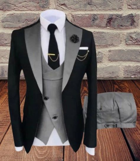 Best Wedding Suits For Men, 3 Piece Suit Men, Designer Tuxedo, Best Wedding Suits, Grey Suit Men, Wedding Party Wear, Formal Fashion, Dress Suits For Men, Designer Suits For Men