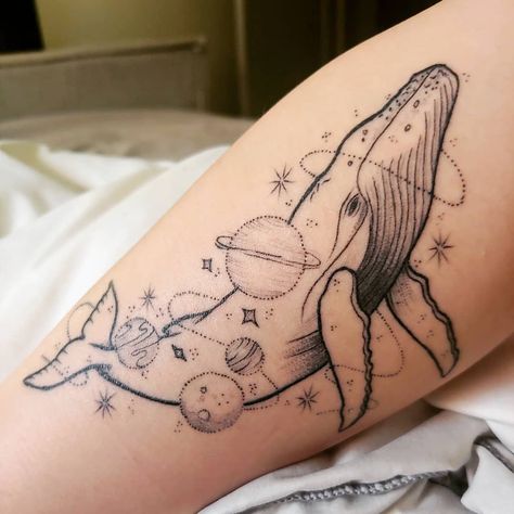 1000 Tattoo, Humpback Whale Tattoo, Chandelier Tattoo, Attack On Titan Tattoo, Whale Tattoo, Cute Simple Tattoos, Ocean Drawing, Planet Tattoos, Whale Tattoos