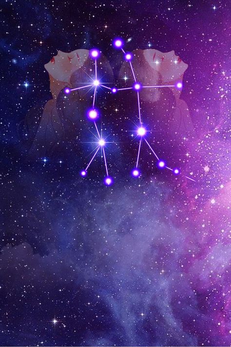 Gemini Wallpaper, Gemini Symbol, Gemini Star, Gemini Art, Gemini Constellation, Constellation Tattoos, Theme Background, Creative Background, Starry Night Sky