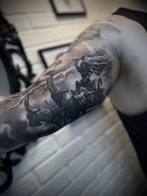 Thor Tattoo Norse Mythology, Jormungandr Tattoo, Thor Tattoo, Norse Tattoo, Nordic Tattoo, Mythology Art, Norse Mythology, Thor, Tattoo Artists