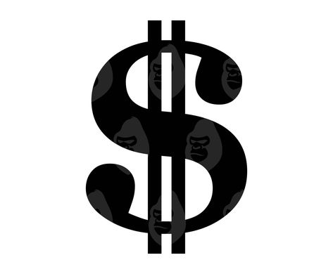 Dollar Sign Drawing, Dollar Sign Sketch, Dollar Sign Art, Dollar Logo, Money Clipart Black And White, Dollar Png, Dollar Sign Logo Design, Dollar Currency, Eyes Vector