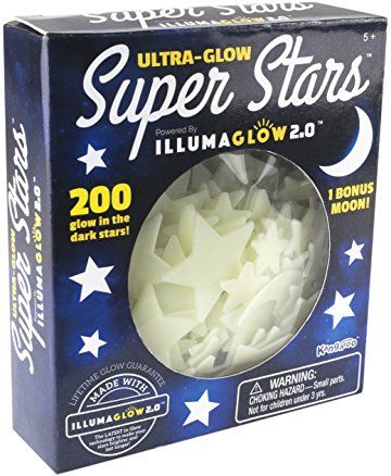 Kangaroo's Ultra Glow in the Dark Stars; 200 Count w/ Bonus Moon Boys Wall Stickers, Glow In The Dark Stars, Dark Ceiling, Dark Stars, Glow Stars, Star Constellation, Star Ceiling, Bright Rooms, Stocking Stuffers For Kids