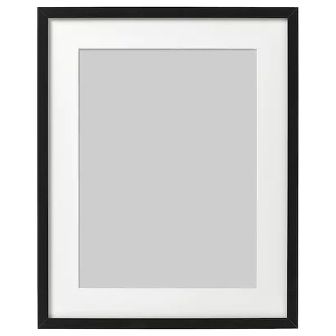 RIBBA Frame, black, 40x50 cm - IKEA Mosslanda Picture Ledge, Billy Oxberg, Ikea France, Hack Ikea, Ribba Frame, Ikea Ribba Frames, Picture Ledge, Decoration Photo, Design Line