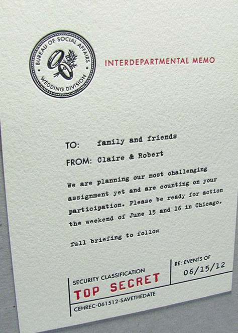 Top Secret Spy Letterpress Wedding Invitation | Digby & Rose Invitations DC James Bond Wedding Invitations, James Bond Theme Party Invitations, 007 Wedding Theme, Secret Wedding Invitation, James Bond Invitation, James Bond Wedding Theme, 007 Invitation, James Bond Party Invitation, 007 Wedding