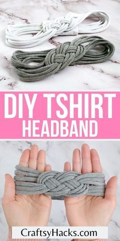 Tee Shirt Crafts, Diy Tshirt, Sewing Headbands, Diy Headbands, Headband Diy, Upcycle Clothes Diy, Tshirt Headband, Stylish Headbands, Upcycle Shirt